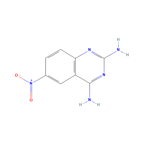 7154-34-9 2,4-DIAMINO-6-NITROQUINAZOLINE chemical structure