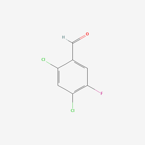 86522-91-0 2,4-DICHLORO-5-FLUOROBENZALDEHYDE,97 chemical structure
