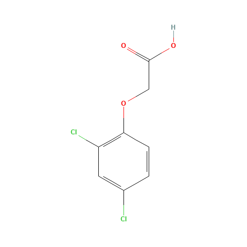 94-75-7 2,4-Dichlorophenoxyacetic acid chemical structure