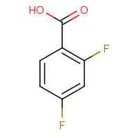 1583-58-0 2,4-Difluorobenzoic acid chemical structure