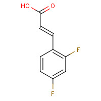 774-73-2 2,4-DIFLUOROCINNAMIC ACID chemical structure