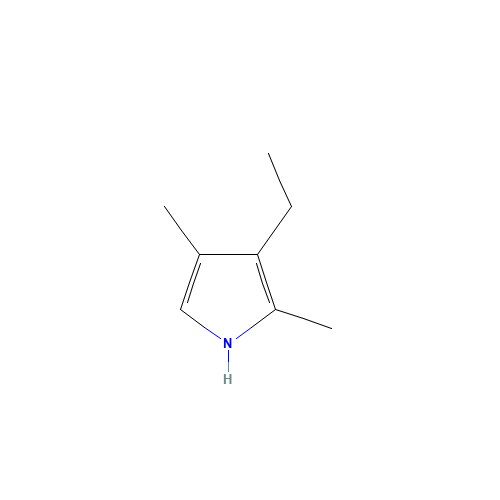517-22-6 2,4-Dimethyl-3-ethyl-1H-pyrrole chemical structure