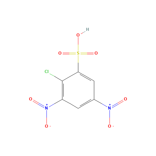 4515-26-8 2,4-DINITROCHLOROBENZENE-6-SULFONIC ACID chemical structure