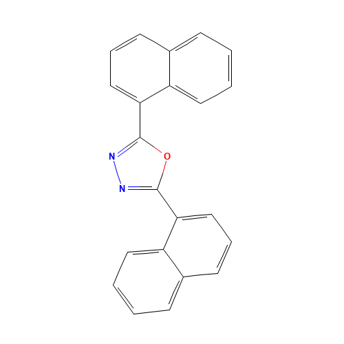 905-62-4 2,5-BIS(1-NAPHTHYL)-1,3,4-OXADIAZOLE chemical structure