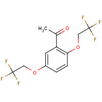 76784-40-2 2',5'-BIS(2,2,2-TRIFLUOROETHOXY)ACETOPHENONE chemical structure