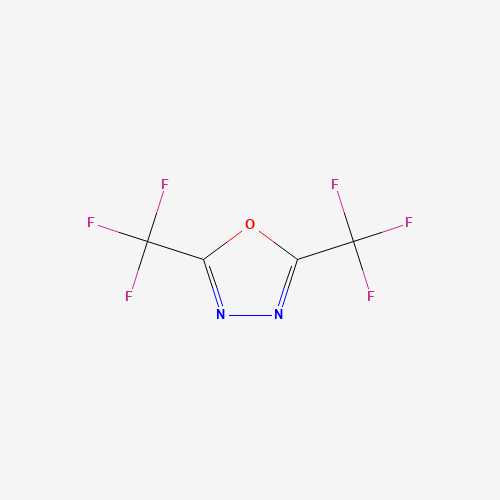 1868-48-0 2,5-BIS(TRIFLUOROMETHYL)-1,3,4-OXADIAZOLE chemical structure
