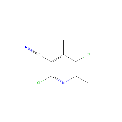 91591-63-8 2,5-DICHLORO-4,6-DIMETHYLNICOTINONITRILE chemical structure