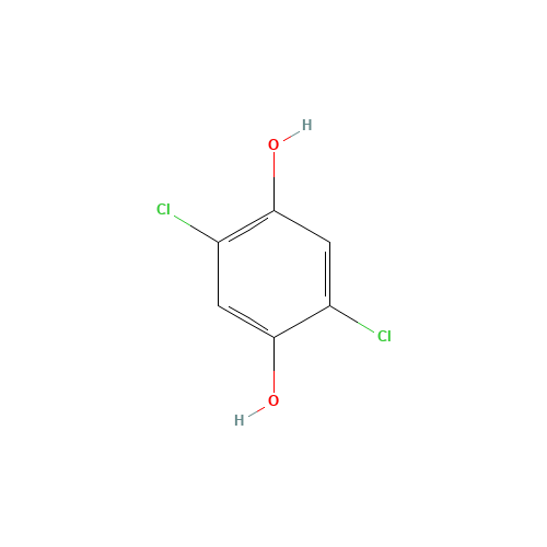 824-69-1 2,5-DICHLOROHYDROQUINONE chemical structure