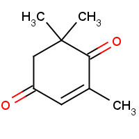 1125-21-9 2,6,6-Trimethyl-2-cyclohexene-1,4-dione chemical structure