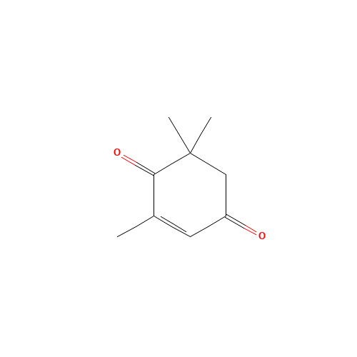 1125-21-9 2,6,6-Trimethyl-2-cyclohexene-1,4-dione chemical structure