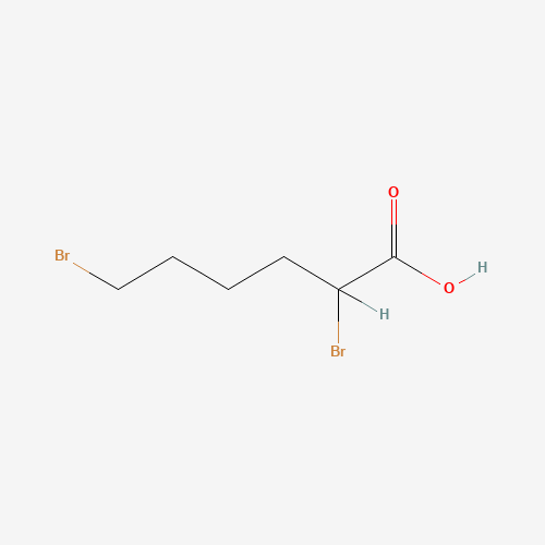 13137-43-4 2,6-DIBROMOHEXANOIC ACID chemical structure