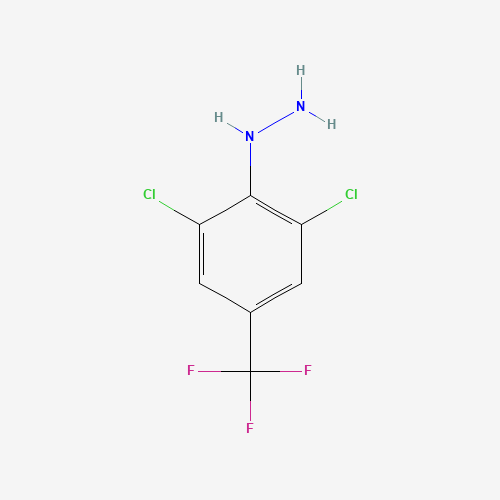 86398-94-9 2,6-DICHLORO-4-(TRIFLUOROMETHYL)PHENYLHYDRAZINE chemical structure