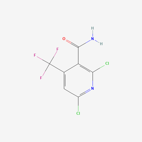 158063-67-3 2,6-DICHLORO-4-(TRIFLUOROMETHYL)NICOTINAMIDE chemical structure