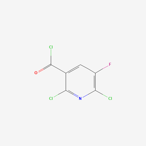 96568-02-4 2,6-DICHLORO-5-FLUORONICOTINOYL CHLORIDE chemical structure