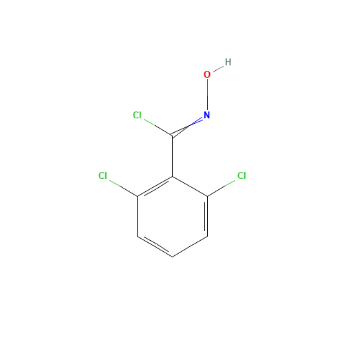 6579-27-7 2,6-DICHLORO-N-HYDROXYBENZENECARBOXIMIDOYL CHLORIDE chemical structure