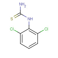 6590-91-6 2,6-DICHLOROPHENYLTHIOUREA chemical structure