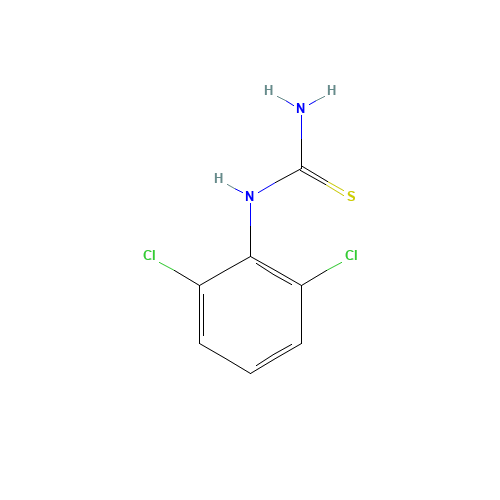 6590-91-6 2,6-DICHLOROPHENYLTHIOUREA chemical structure