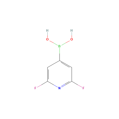 401816-16-8 2,6-Difluoropyridine-4-boronic acid chemical structure