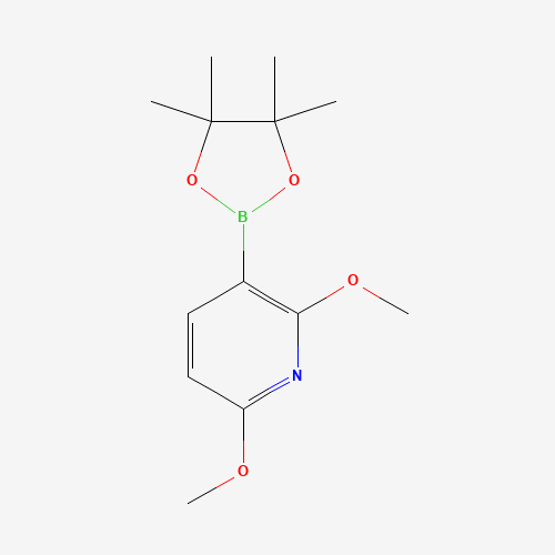214360-59-5 2,6-DIMETHOXY-3-(4,4,5,5-TETRAMETHYL-1,3,2-DIOXABOROLAN-2-YL)PYRIDINE chemical structure