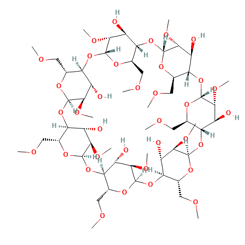51166-71-3 2,6-DI-O-METHYL-BETA-CYCLODEXTRIN chemical structure