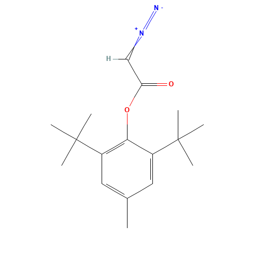 125640-92-8 2,6-DI-TERT-BUTYL-4-METHYLPHENYLDIAZO ACETATE chemical structure