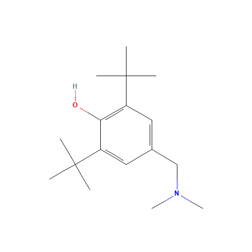 88-27-7 2,6-DI-TERT-BUTYL-4-(DIMETHYLAMINOMETHYL)PHENOL chemical structure