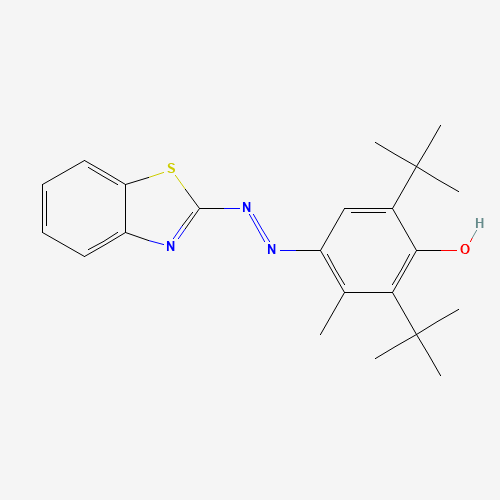 14071-94-4 2,6-Ditert-butyl-p-benzoquinone-3-methyl-4-azine-2-benzothiazolinone chemical structure