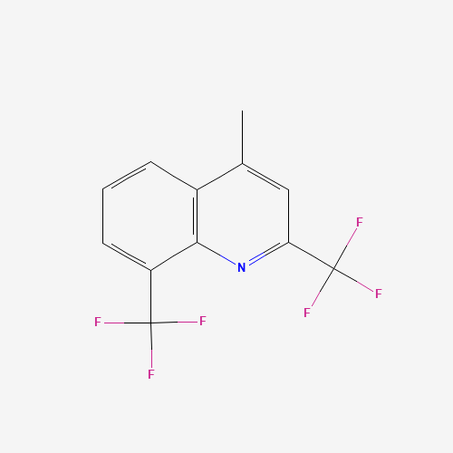 57124-23-9 2,8-BIS(TRIFLUOROMETHYL)-4-METHYLQUINOLINE chemical structure