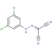 3780-83-4 2-[2-(3,5-DICHLOROPHENYL)HYDRAZONO]MALONONITRILE chemical structure