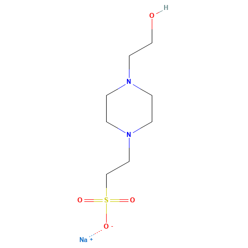 75277-39-3 HEPES sodium salt chemical structure