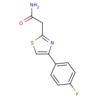 342405-30-5 2-[4-(4-FLUOROPHENYL)-1,3-THIAZOL-2-YL]ACETAMIDE chemical structure