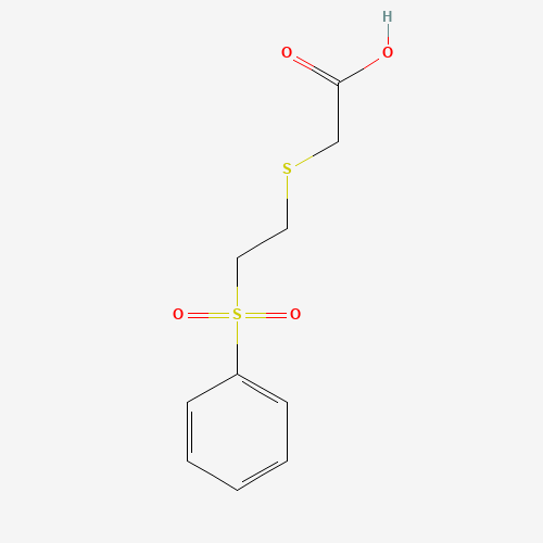 175201-57-7 2-([2-(PHENYLSULFONYL)ETHYL]THIO)ACETIC ACID chemical structure