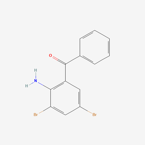 69751-74-2 2-AMINO-3,5-DIBROMOBENZOPHENONE chemical structure
