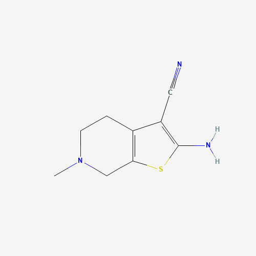 37578-06-6 2-AMINO-6-METHYL-4,5,6,7-TETRAHYDROTHIENO[2,3-C]PYRIDINE-3-CARBONITRILE chemical structure
