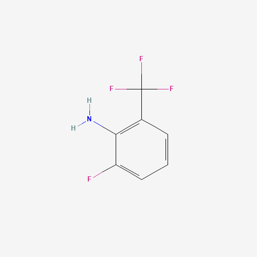 144851-61-6 2-Amino-3-fluorobenzotrifluoride chemical structure