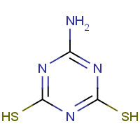 2770-75-4 2-AMINO-1,3,5-TRIAZINE-4,6-DITHIOL chemical structure