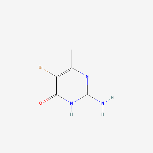 6307-35-3 2-AMINO-5-BROMO-4-HYDROXY-6-METHYLPYRIMIDINE chemical structure