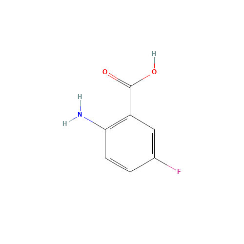 446-08-2 2-Amino-5-fluorobenzoic acid chemical structure