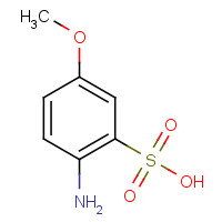 13244-33-2 p-Anisidine-3-sulfonic acid chemical structure