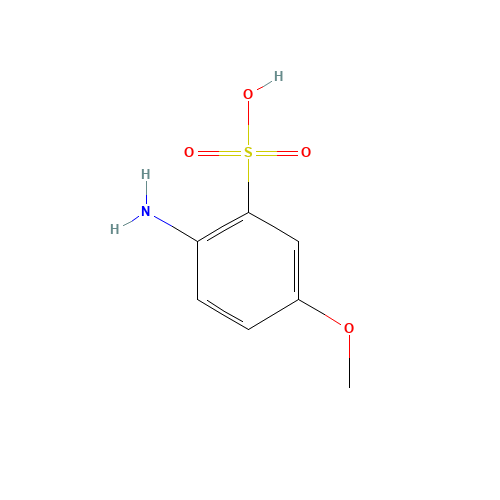 13244-33-2 p-Anisidine-3-sulfonic acid chemical structure
