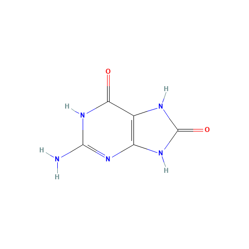 5614-64-2 8-HYDROXYGUANINE chemical structure