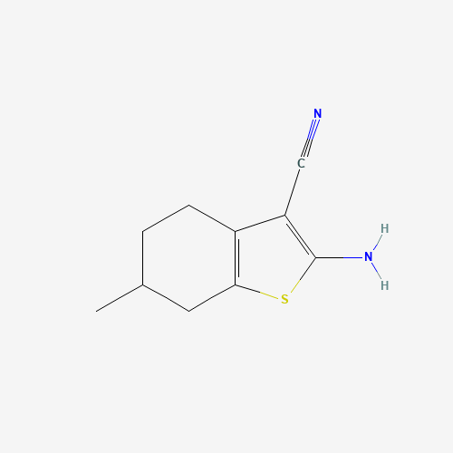 42225-04-7 2-AMINO-6-METHYL-4,5,6,7-TETRAHYDRO-1-BENZOTHIOPHENE-3-CARBONITRILE chemical structure