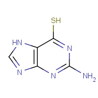 154-42-7 6-Thioguanine chemical structure
