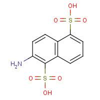 117-62-4 2-Amino-1,5-naphthalenedisulfonic acid chemical structure