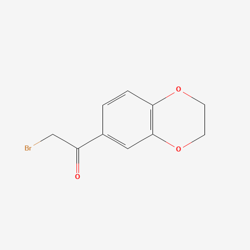 4629-54-3 2-BROMO-1-(2,3-DIHYDRO-1,4-BENZODIOXIN-6-YL)ETHAN-1-ONE chemical structure
