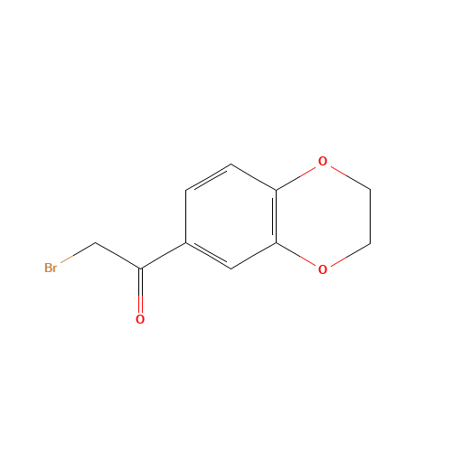 4629-54-3 2-BROMO-1-(2,3-DIHYDRO-1,4-BENZODIOXIN-6-YL)ETHAN-1-ONE chemical structure