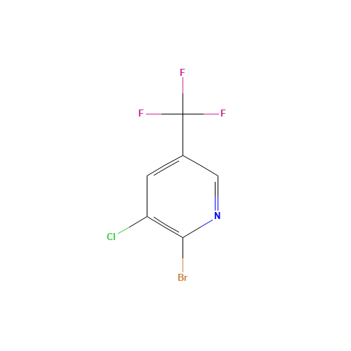 75806-84-7 2-Bromo-3-chloro-5-(trifluoromethyl)pyridine chemical structure