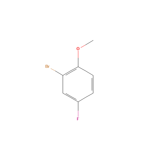 452-08-4 2-Bromo-4-fluoroanisole chemical structure