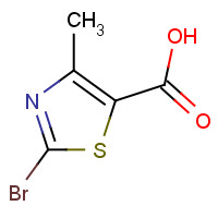 40003-41-6 2-BROMO-4-METHYL-1,3-THIAZOLE-5-CARBOXYLIC ACID chemical structure