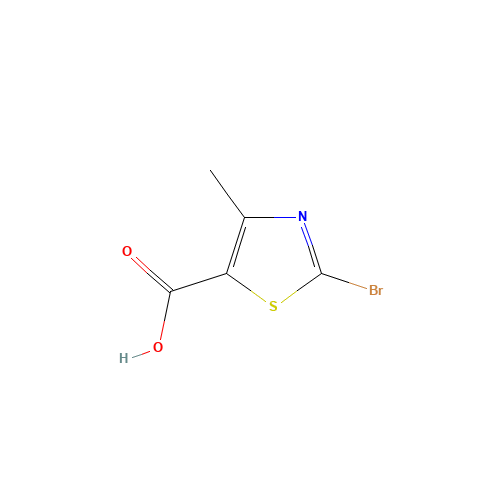 40003-41-6 2-BROMO-4-METHYL-1,3-THIAZOLE-5-CARBOXYLIC ACID chemical structure